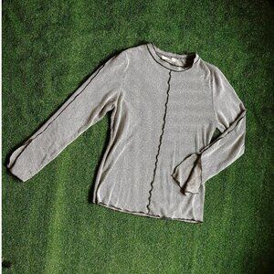 Elegant Striped Long-sleeve Top